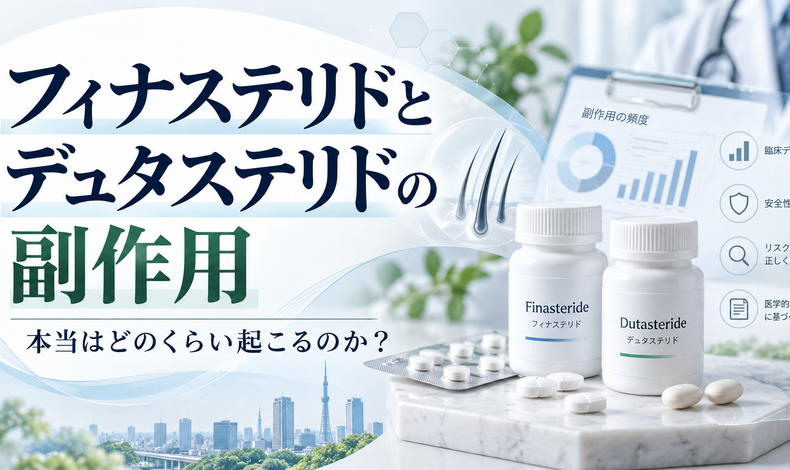 画像4417：フィナステリドとデュタステリドの副作用―本当はどのくらい起こるのか？佐藤植毛医が解説